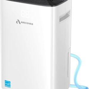 Dehumidifier for Basement, 52 Pints Dehumidifiers for Bedroom Bathroom Large Room Home, 4500 Sq.Ft Dehumidifier with Drain Hose, 2025 Energy Star Certificate, Humidity Control, 24H-Timer, Auto Defrost